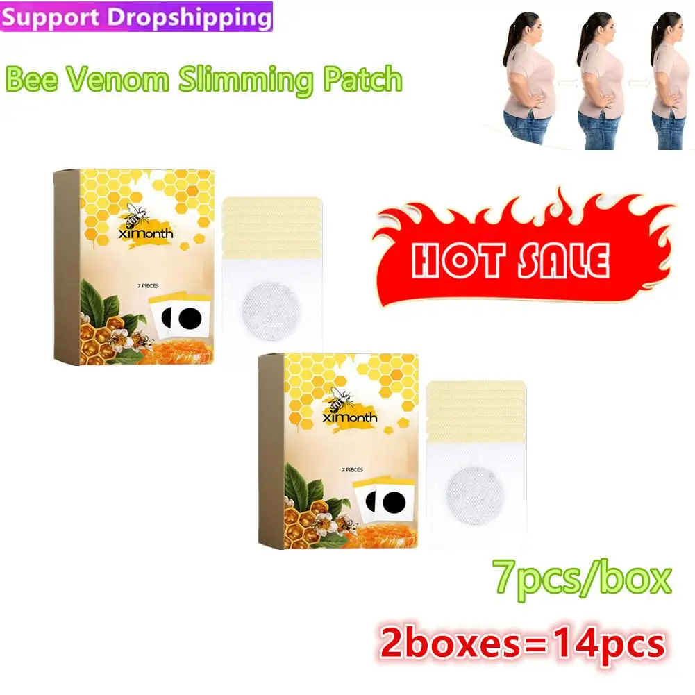 

2box Bee Slimming Patch Belly Slimming Patch Lose Weight Detox Abdominal Navel Sticker Fast Burning Fat Improve Stomach