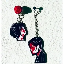 NEW MY CHEMICAL ROMANCE Three Cheers for Sweet Revenge EARRING SET Rare Tour Couple Earrings Pendant Accessories Jewelry Gifts