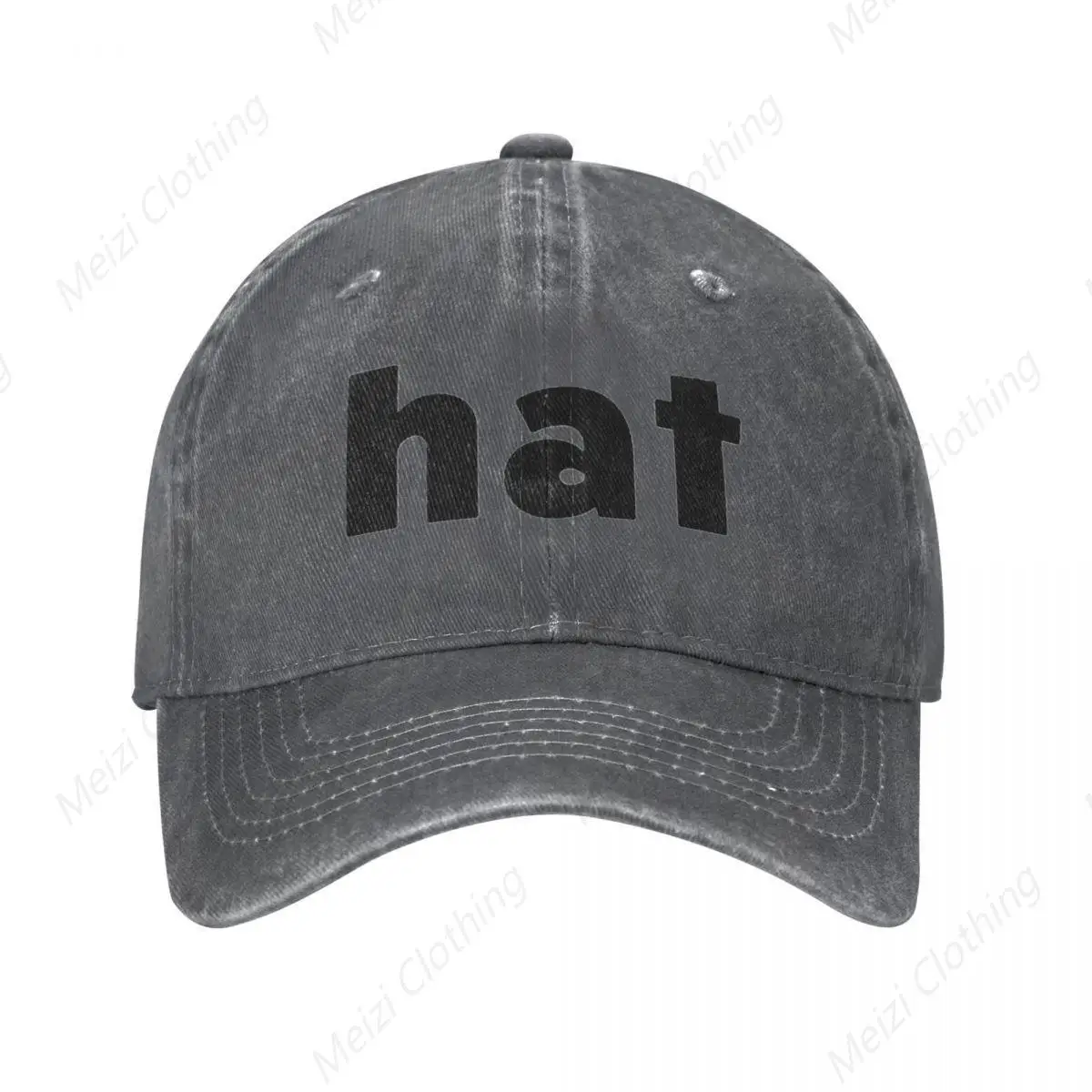 

Fun text printed hat fashionable and casual duckbill cap adjustable outdoor sports baseball cap