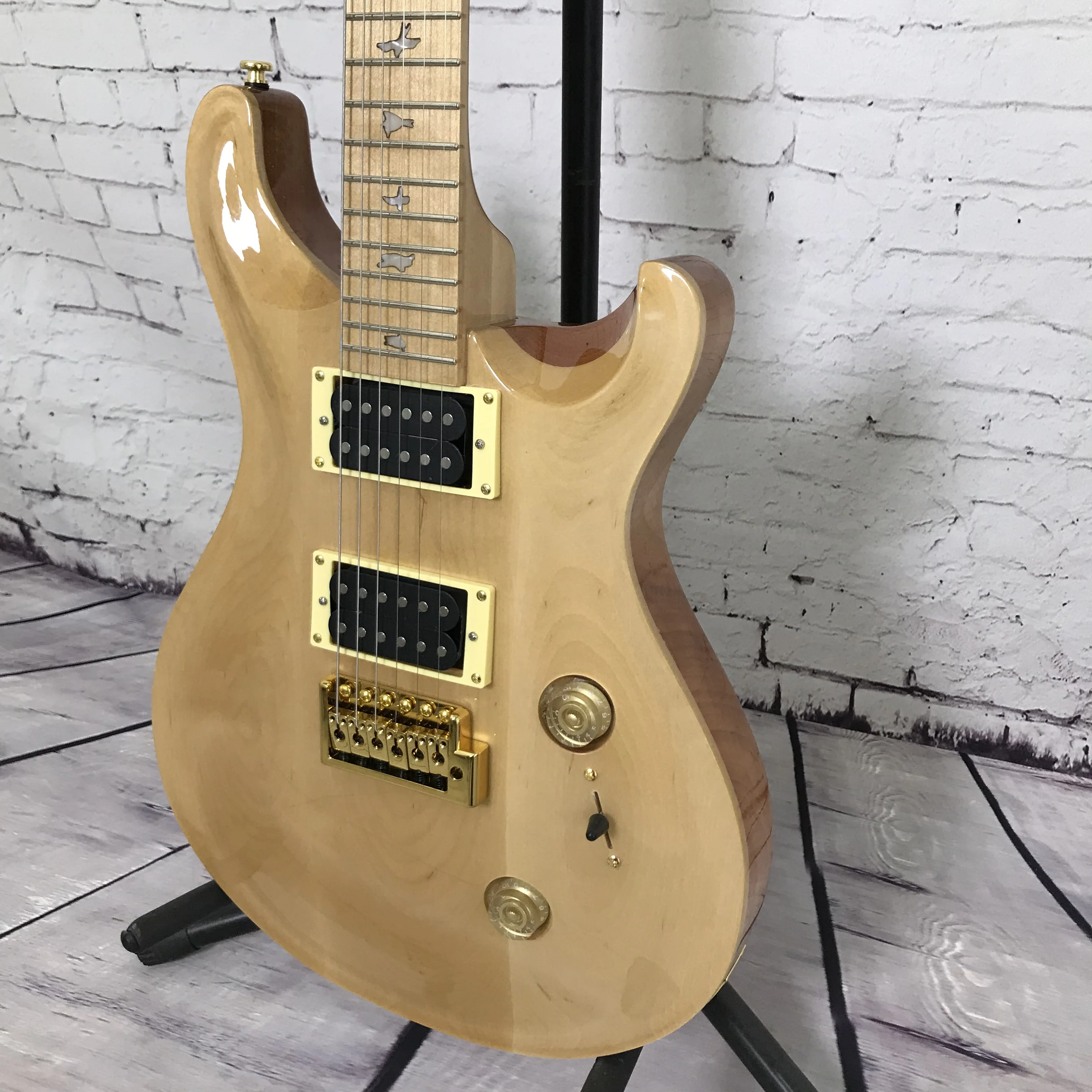 Single-Item Discount PRS Electric Guitar HH Microphone Maple Neck Balanced  Luxurious Natural Texture Pearl Bird Inlay