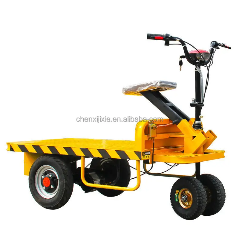 

DW High Load Flatbed Trolley Cargo Vehicle Tricycle Electric Plat Transportation Cart Warehouse Electric Trolley Scooters loader