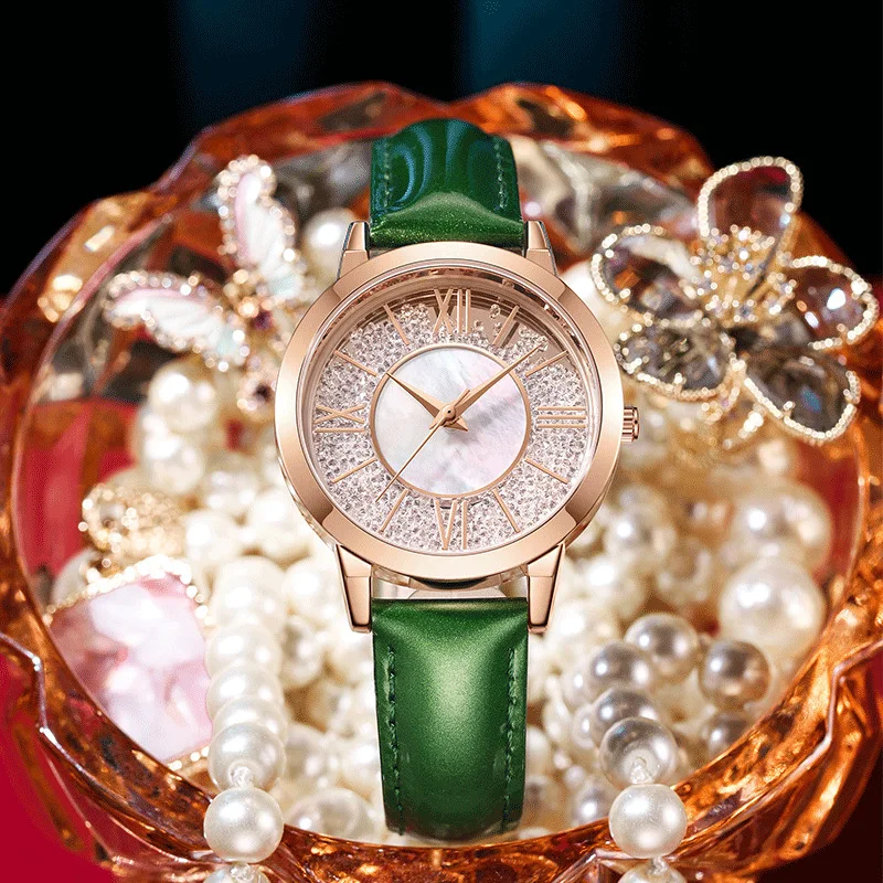 Retro Women's Watch Simple Luxury Brand Watch Student High Quality Elegant Ladies Quartz Waterproof Watch Women's Gift