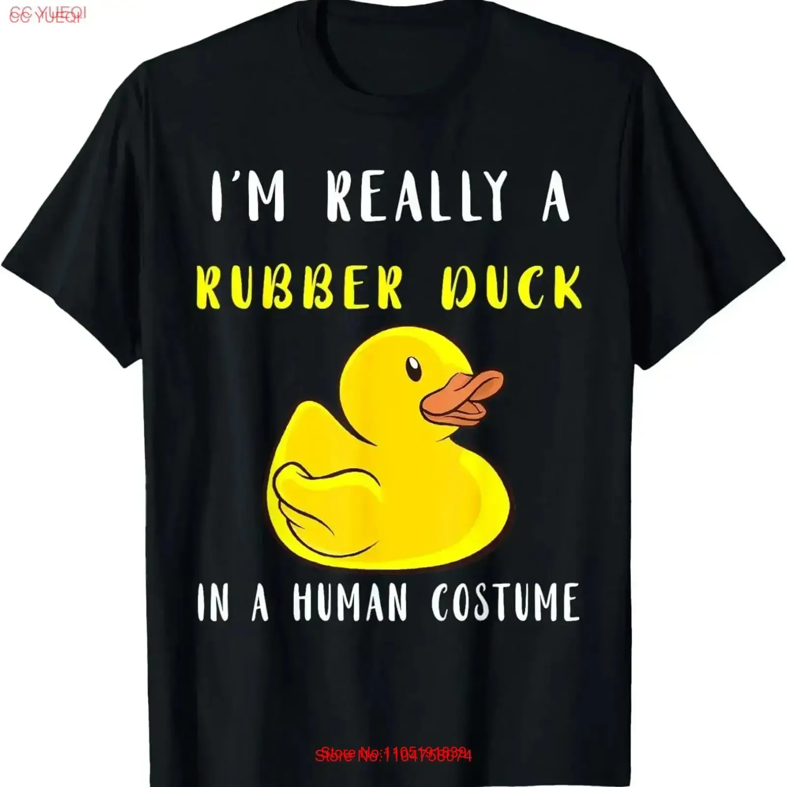 

Rubber Duck Costume Ducks Duckling Cute Duckie T Shirt vintage Washed Stretched Casual Top For Everyday Wear Soft Comfortable