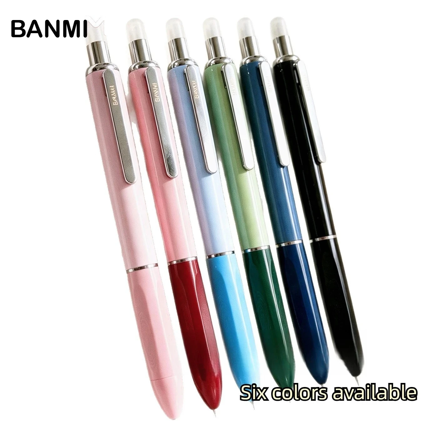 BANMI Retractable Fountain Pen Refillable Push Button Ink Cartridge For Calligraphy Writing Stationery School Office Supplies