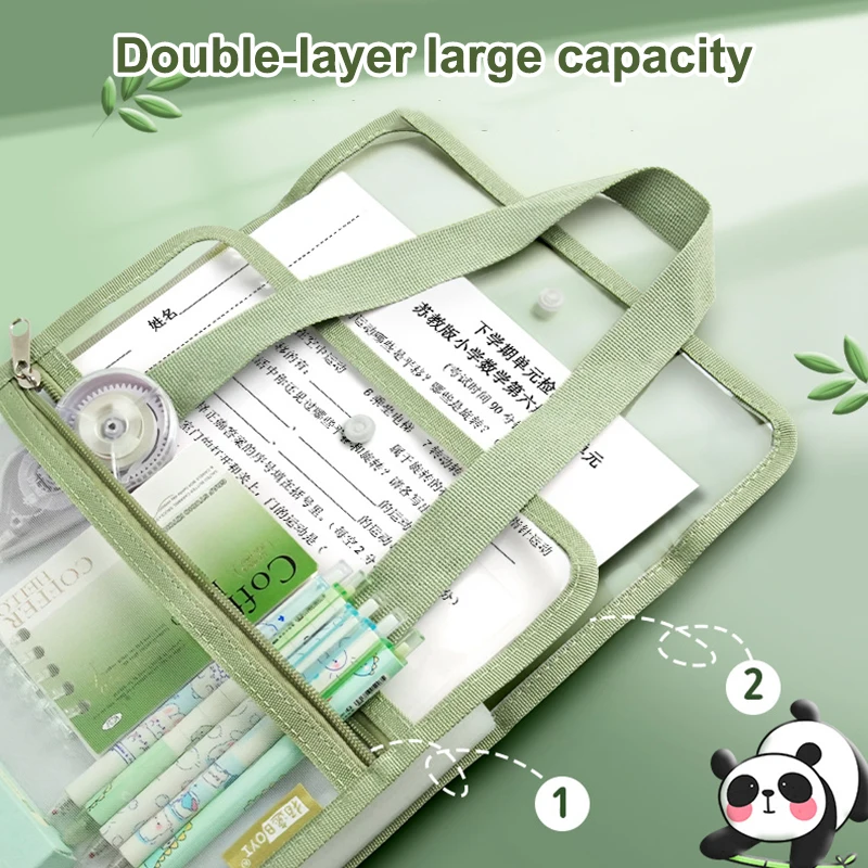 13 طبقة مجلد ملفات سعة كبيرة حقيبة تخزين المستندات تخزين الورق مع سعة كبيرة محمولة متعددة الطبقات