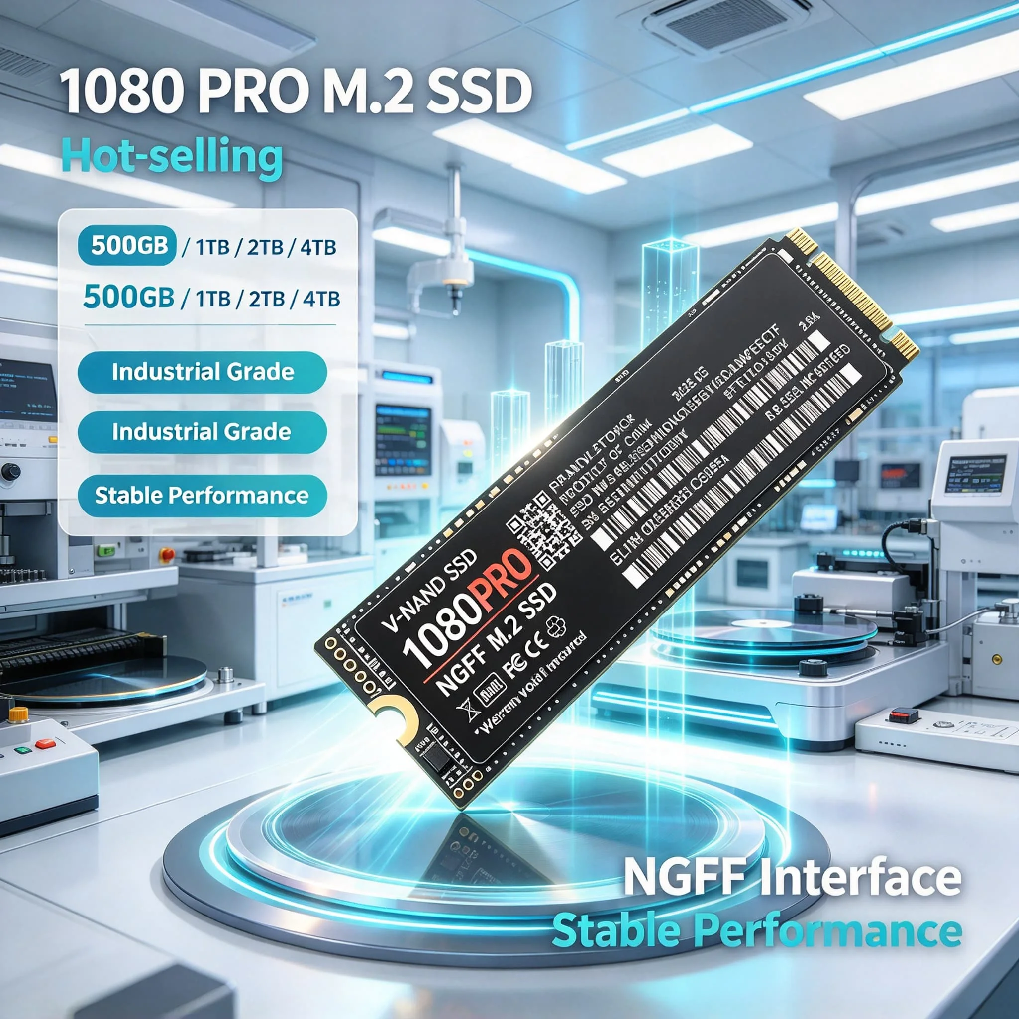 Inside Solid State Drive 1080PRO NGFF SSD M2 SATA3 4TB 2TB 500GB 1TB Laptop Desktop Computer Fast Internal Hard Disk PC