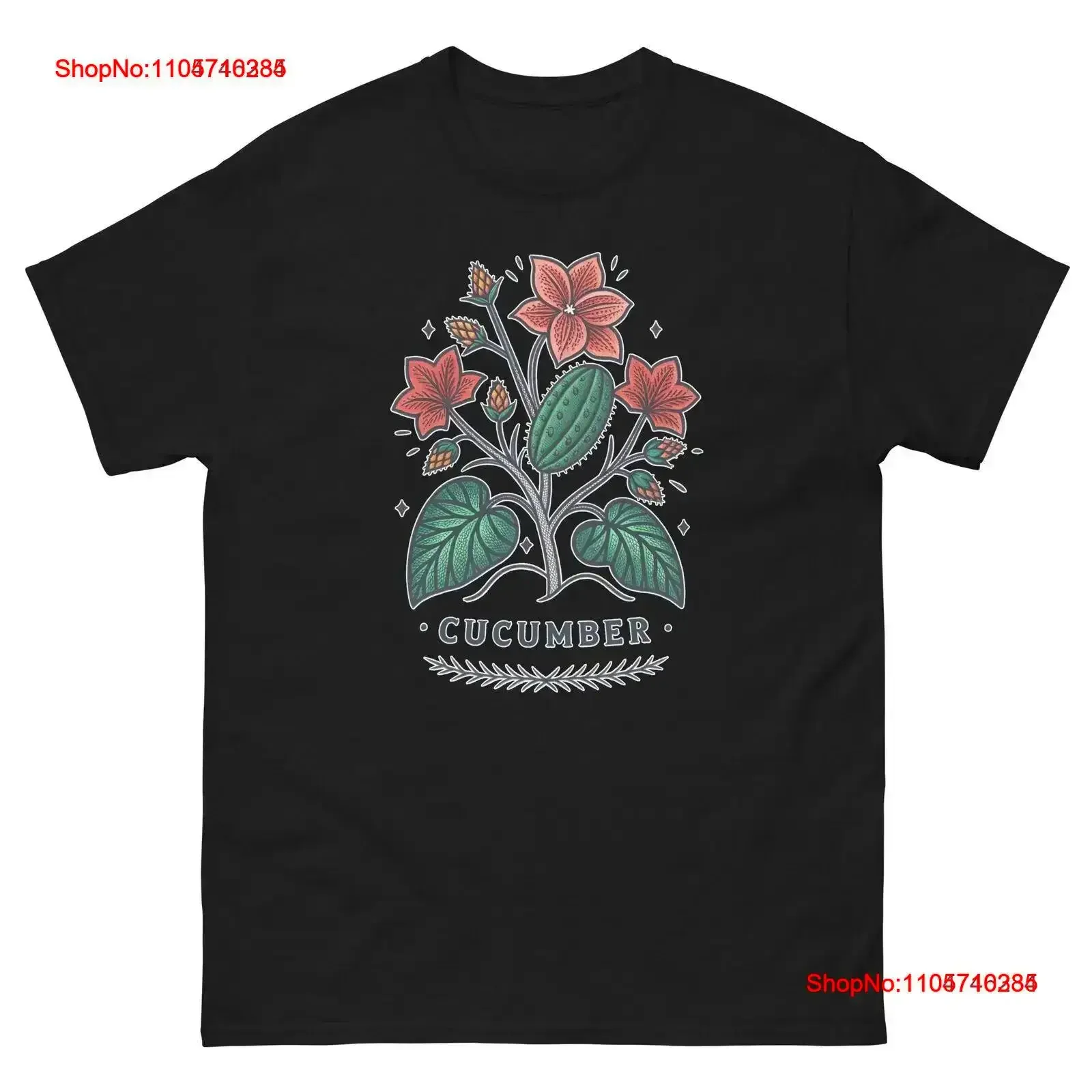 Cucumber Plant Horticulture Landscaping Gardening T Shirt vintage Washed homme Soft graphic Breathable designer clothes