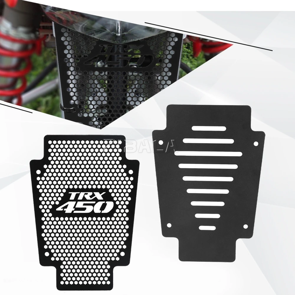 Motorcycle FOR HONDA TRX450R 2004 2005 2006 2007 2008 TRX 450 ER 450R Cooler Radiator Stabilizer Roost Guard Protector TRX450ER