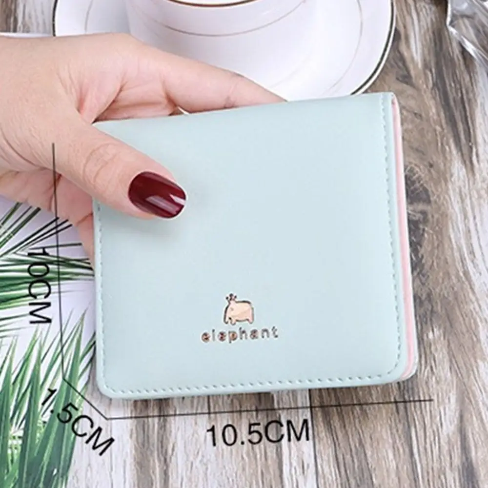 Fashion Two-fold Student Short Wallets Purse Small Wallet Money Bag