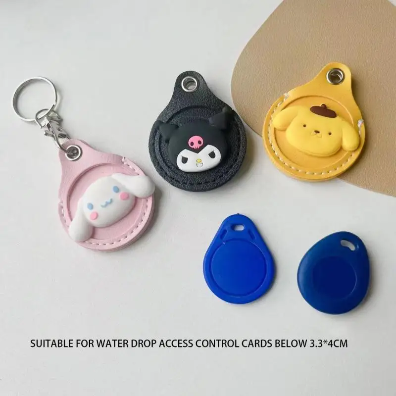 Kawaii Kuromi Cinnamoroll My Melody Access Card Cartoon Protective Case Key Chain Water Proof Dust-Proof Keychain Decorate Gift