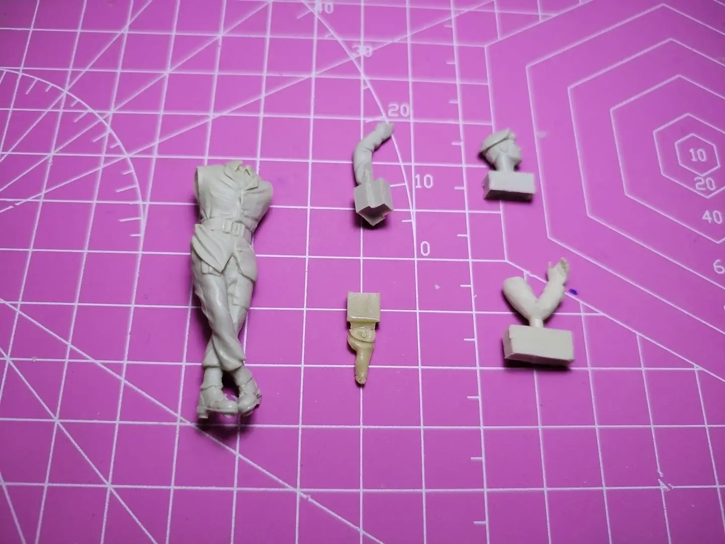 Figurine GK en résine 1/35, kit non assemblé et non peint