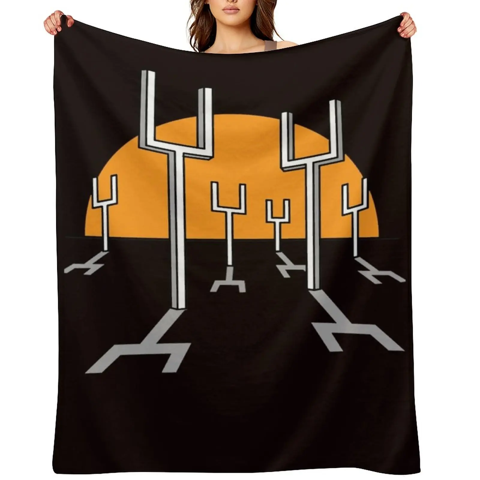 

Origin Of Symmetry Throw Blanket Luxury St Retros Single Vintage Blankets