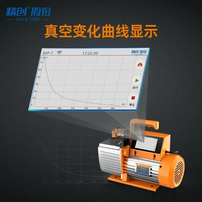 

Jingchuang Vacuum Pump Refrigeration Maintenance Tool Refrigerant Filling Automotive Air Conditioning Battery Maintenance 1PC
