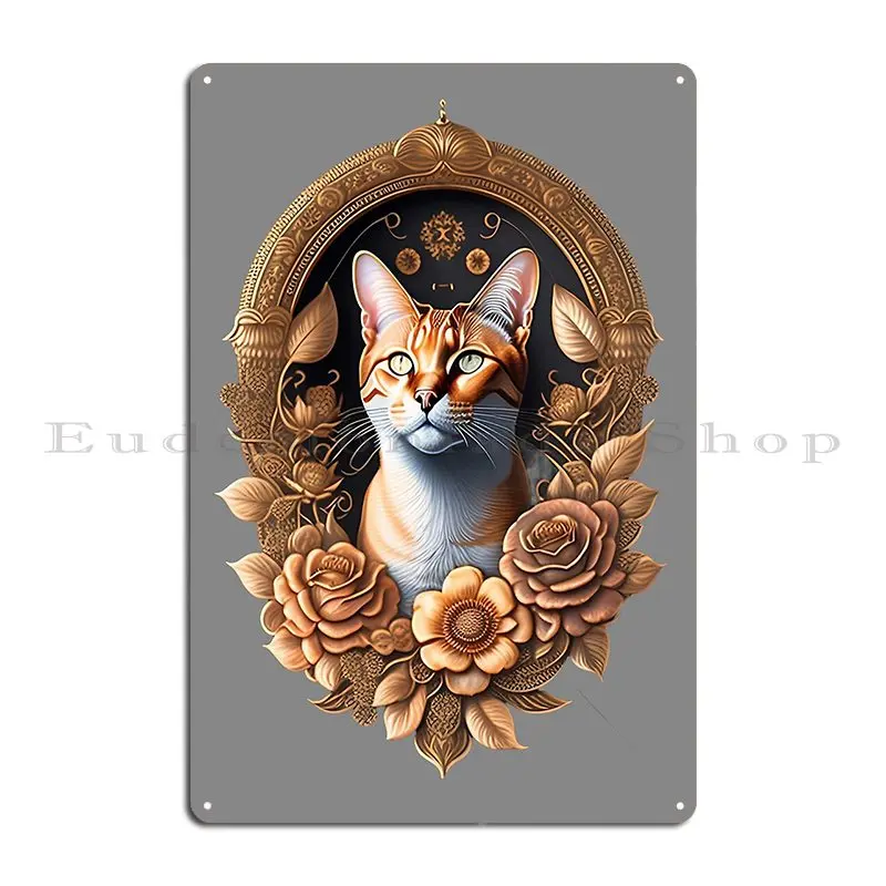 Pablito Feline Style And Distinction Metal Plaque Poster Printing Wall Plaque Wall Decor Printing Wall Decor Tin Sign Poster