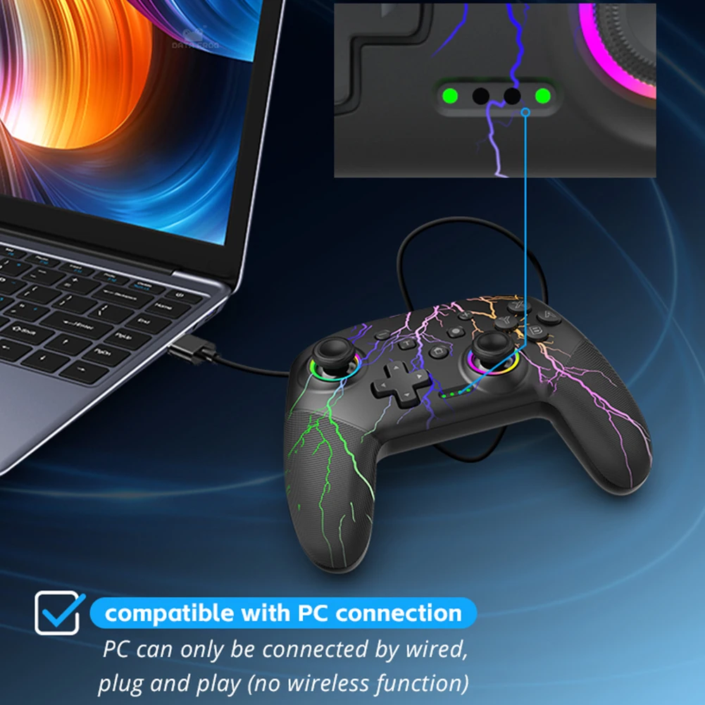 S80 بلوتوث أذرع التحكم في ألعاب الفيديو للتبديل/التبديل لايت/التبديل OLED لوحة ألعاب لاسلكية 900mAh للكمبيوتر السلكية الاهتزاز لعبة المقود