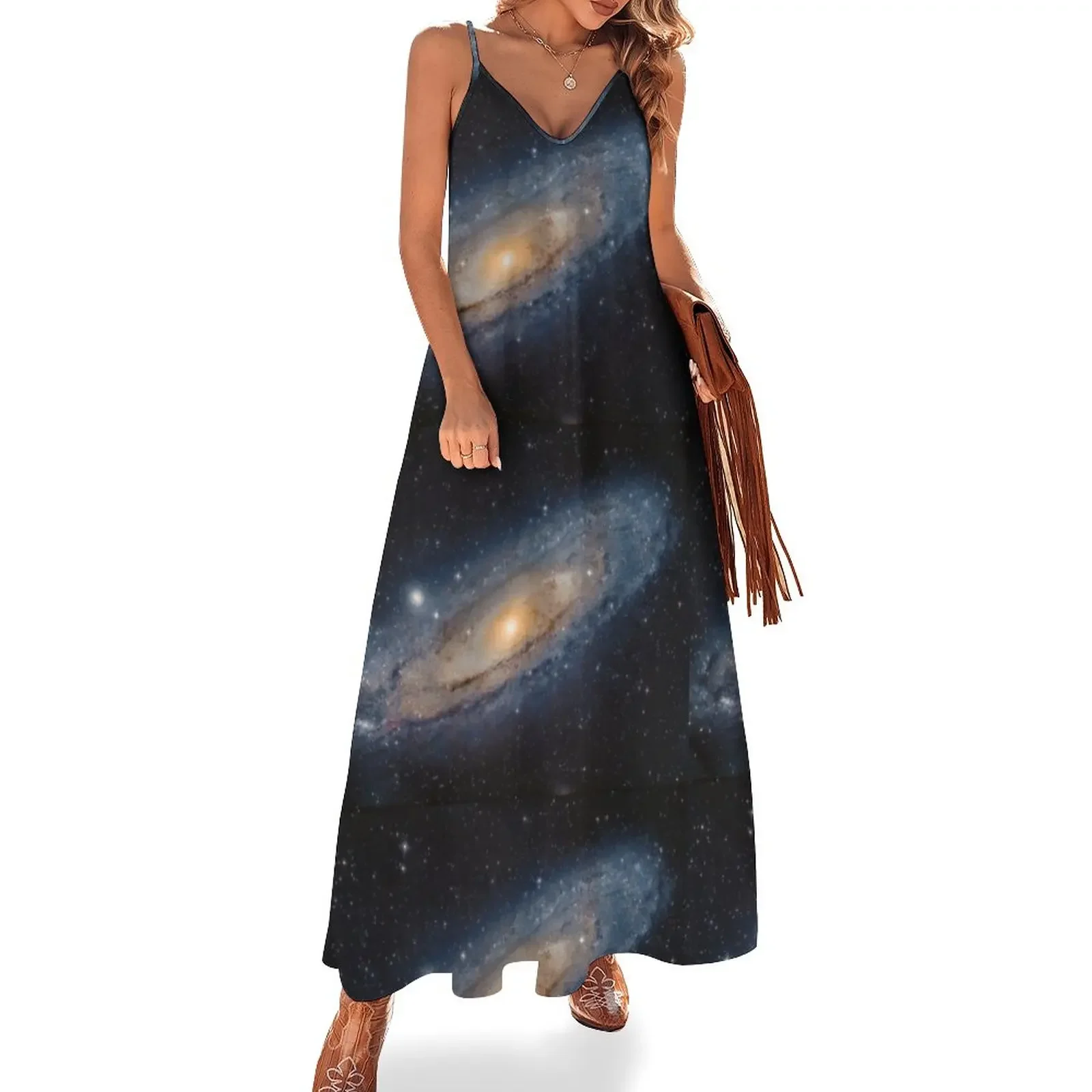 

The Andromeda galaxy Sleeveless Dress elegant dress Casual dresses