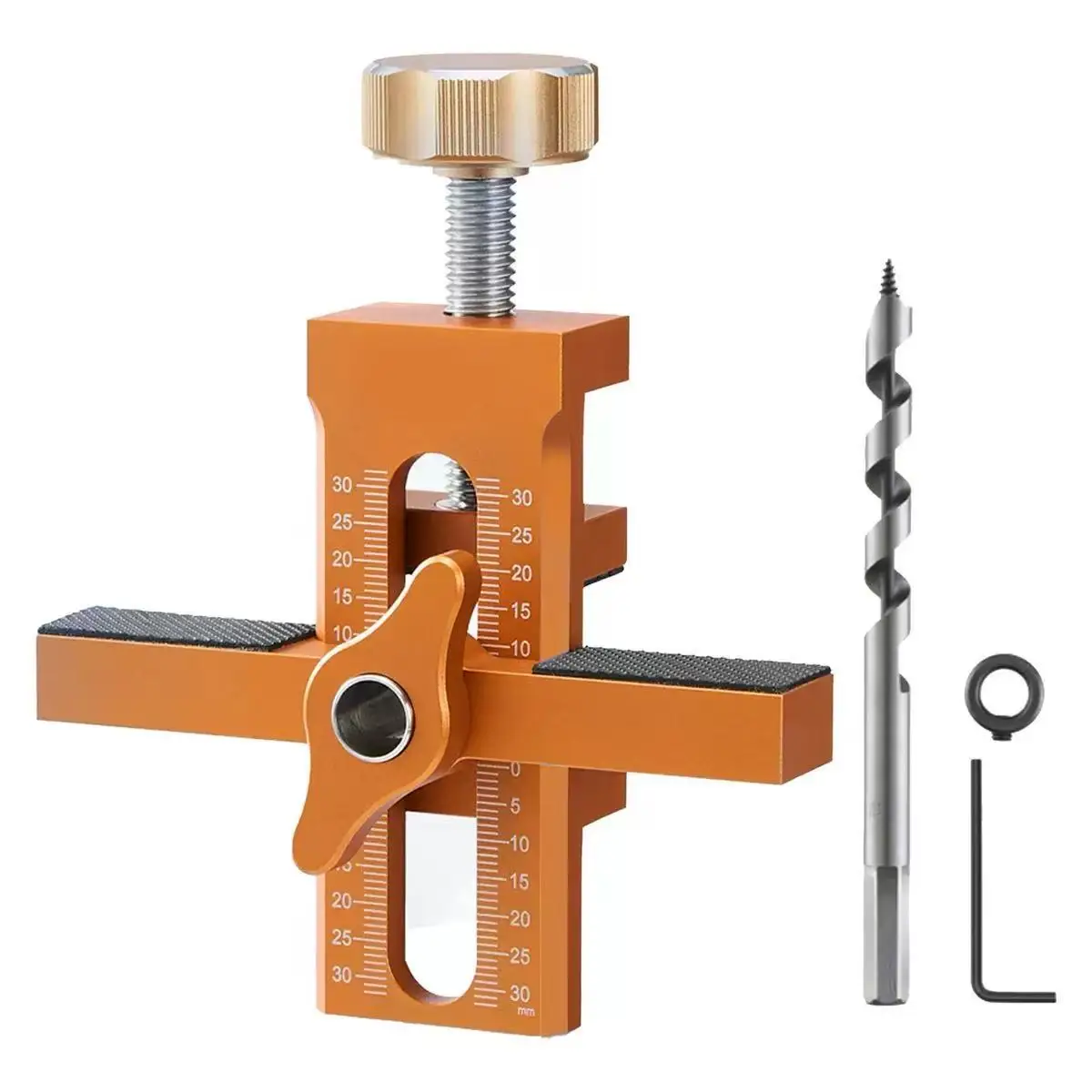 

Cabinet Door Mounting Jig Set Aluminum Alloy Auxiliary Invisible Switch Drilling Guide for Diy Family Woodworking