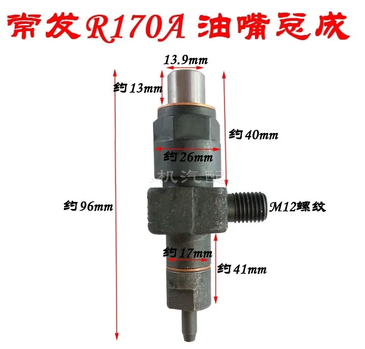 Free Shipping Fuel Injection Nozzle Injector Nozzle Changfa Changchai R165 R170 R175A R180 R190 S195 S1100 S1105 ZS195 ZS1100