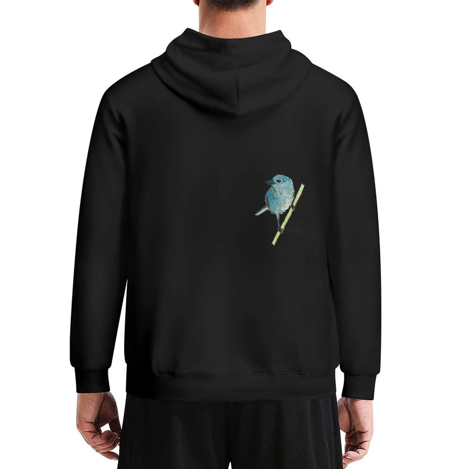 

Blue-gray Gnatcatcher Hoodie men's winter sweater korean clothes men's autumn clothes aesthetic clothing new in hoodies