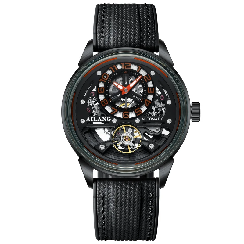

New Skeleton Watches Mechanical Automatic Watch Men Tourbillon Sport Clock Casual Business Wrist Watch Relojes Hombre