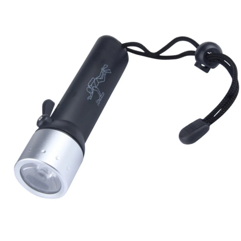 Magnetic Control Diving Lamp Hole Diving Waterproof LED Magnetic Flashlight Long-range Powerful Underwater Flashlight