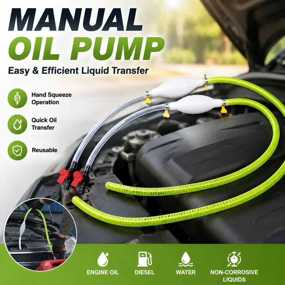 Automotive Repair Tools Universal Car Thickened Manual Oil Extractor Suction Pipe Car Water Pump Oil Pump