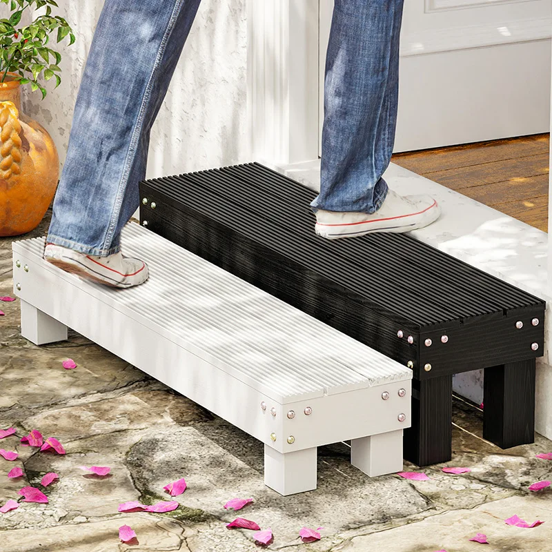 

Outdoor solid wood outdoor entrance bathroom wooden foot pedal pad