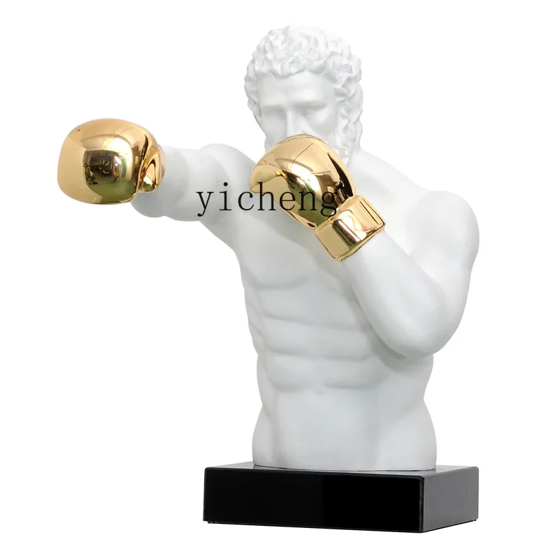 Zc Boxer Character Sculptured Ornaments Hall Decoration Artwork Opening Gift