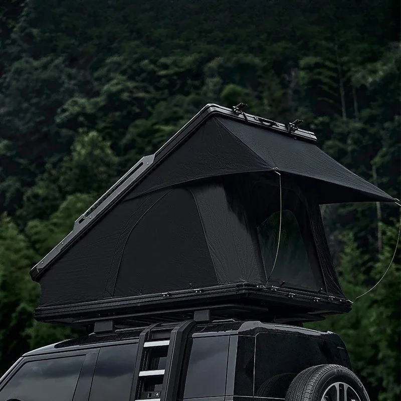 Roof tent Full automatic quick-opening aluminum alloy hard top camping tent Outdoor camping self-driving tour car tent