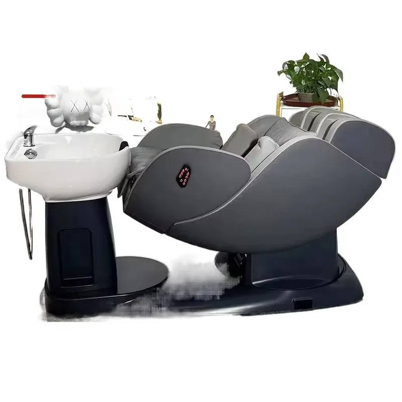Wholesale Electric Design Massage Bed Shampoo Bed With Water Circulation Foot Massage Function