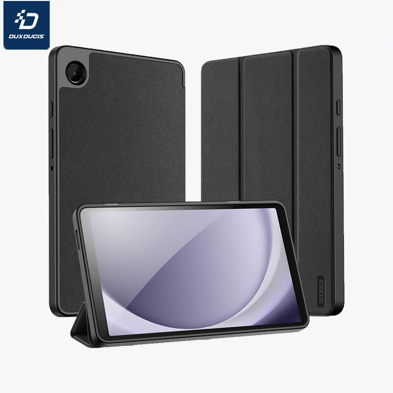 

DUX DUCIS тканый дизайн защитный чехол для планшета для Samsung Galaxy Tab A9 8,7 "противоударный слот для ручки тройная подставка защитный чехол