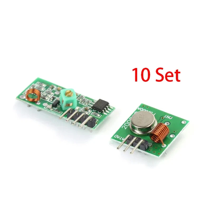 10Set 433M Super Regenerative Module Wireless Transmitter Module Burglar Alarm 433mh Transmitter Receiver 433mhz Frequency