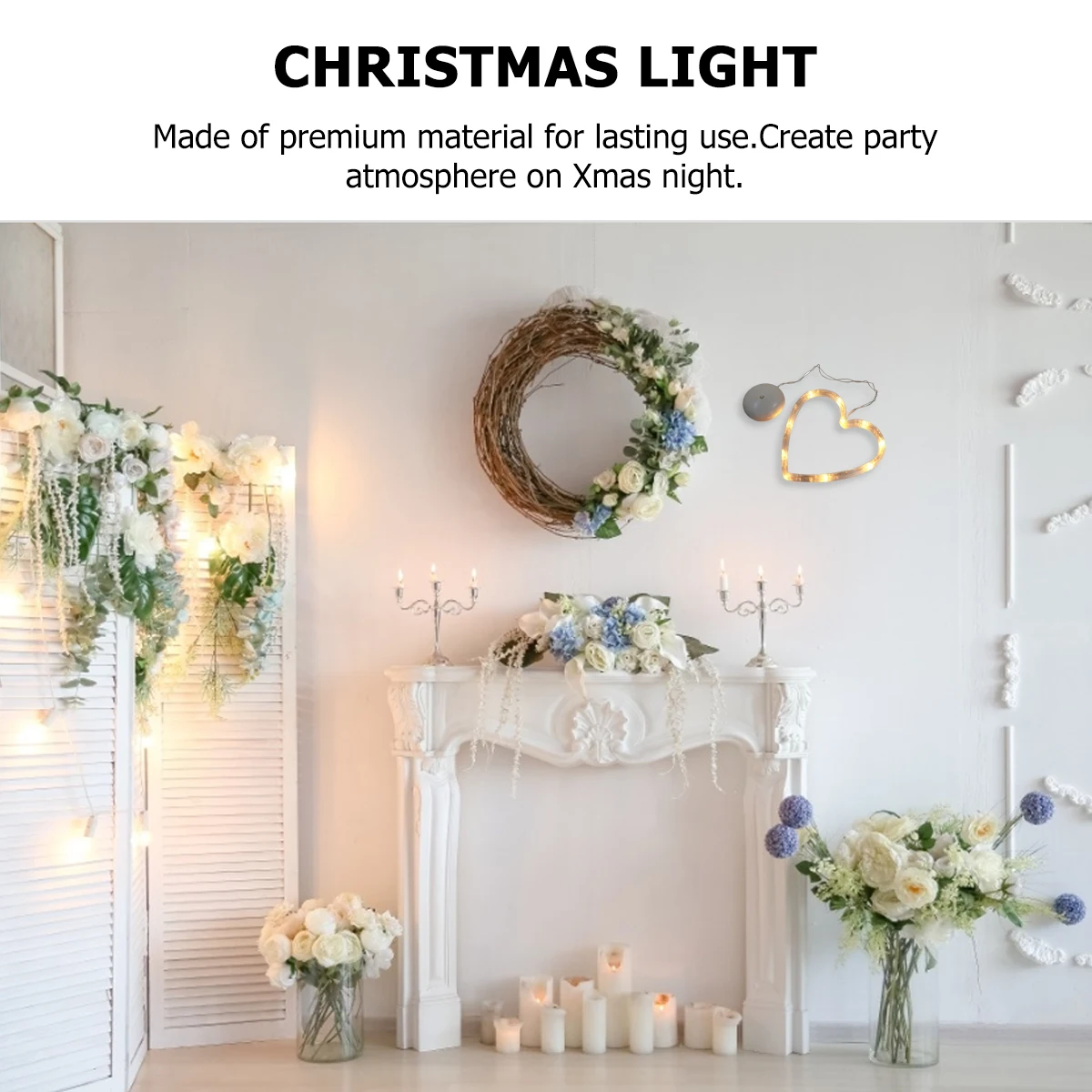 

Heart Decoration Lamp Led Hanging Light For Window Bedroom Living Room Balcony Corridor Stair Wall Decor Pendant Light