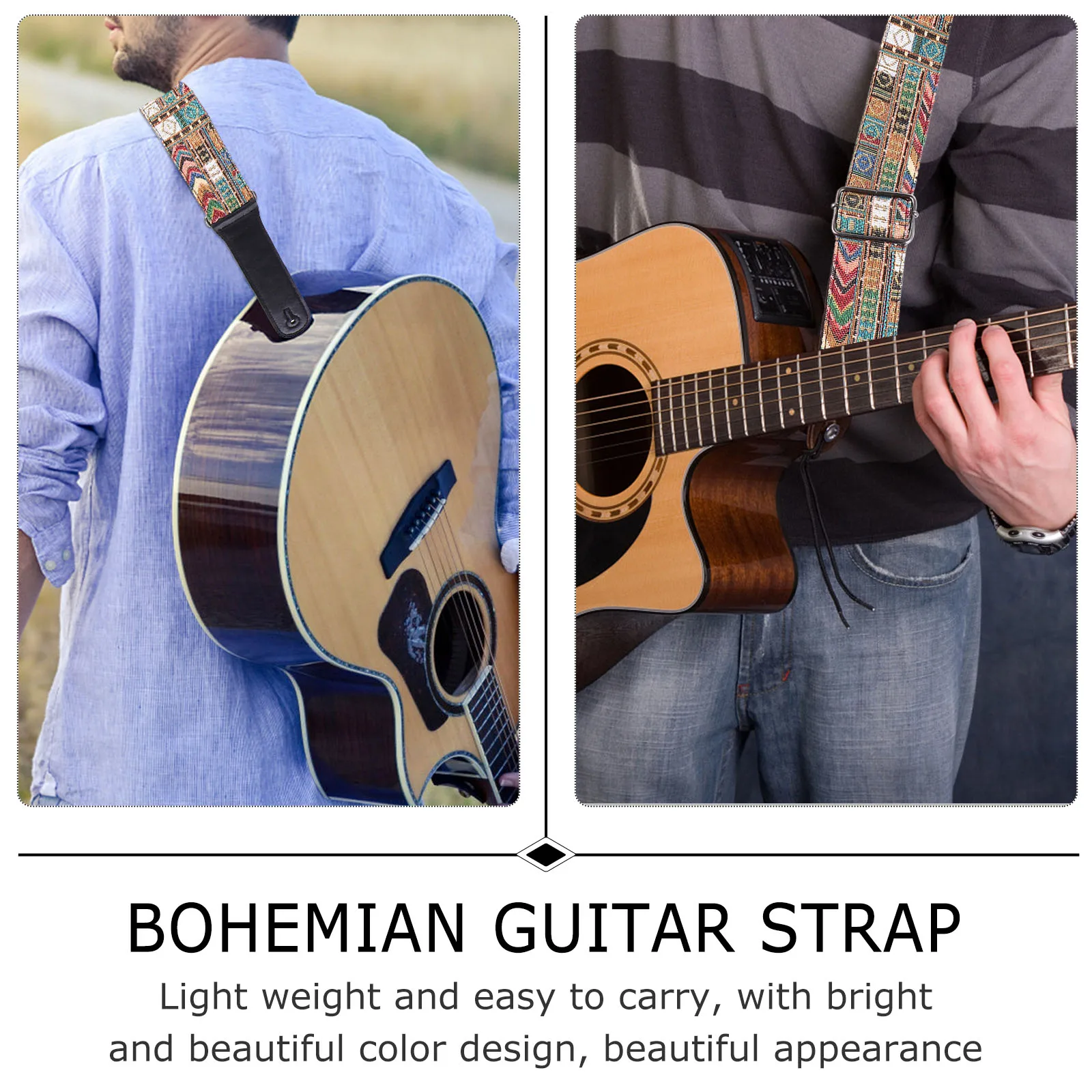 

Guitar Strap Belt Supply Unique Holder Shoulder Instrument Rope Nylon Child Adjustable