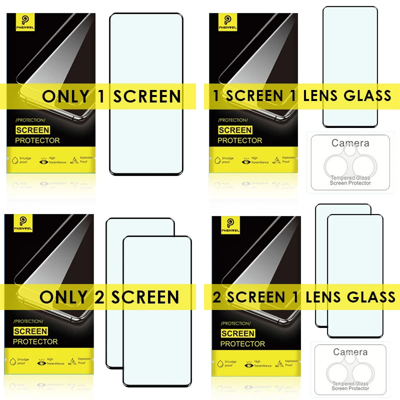 Oleophobic Protective Glass For Xiaomi POCO F5 Full Cover Screen Protector Poco F5 Lens Tempered Glass