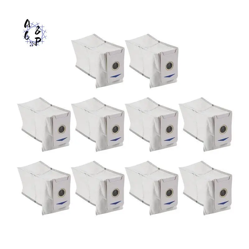 A68P-10Pcs Compatible For ECOVACS Deebot T30 PRO OMNI Replacement Parts Dust Bag Robot Vacuums Accessories
