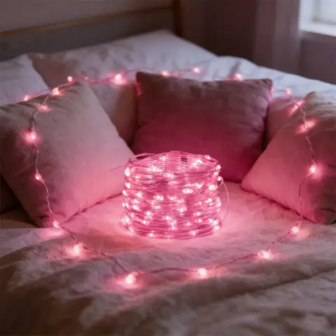 Battery Box 10/5/2/1M LED Silver Wire String Lights Fairy Garland Light for Christmas Wedding Party Home Holiday Room Decoration