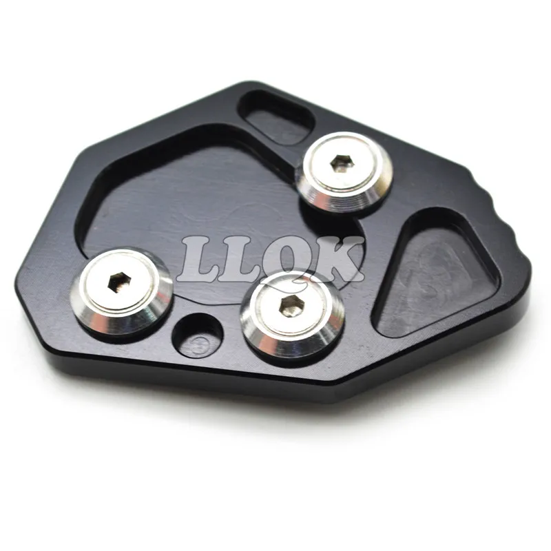 دراجة نارية مسند جانب مسند تمديد وسادة القدم ، لوحة جانبية تكبير الوسادة ، BMW F800R HP2 R1200S ، CNC #2