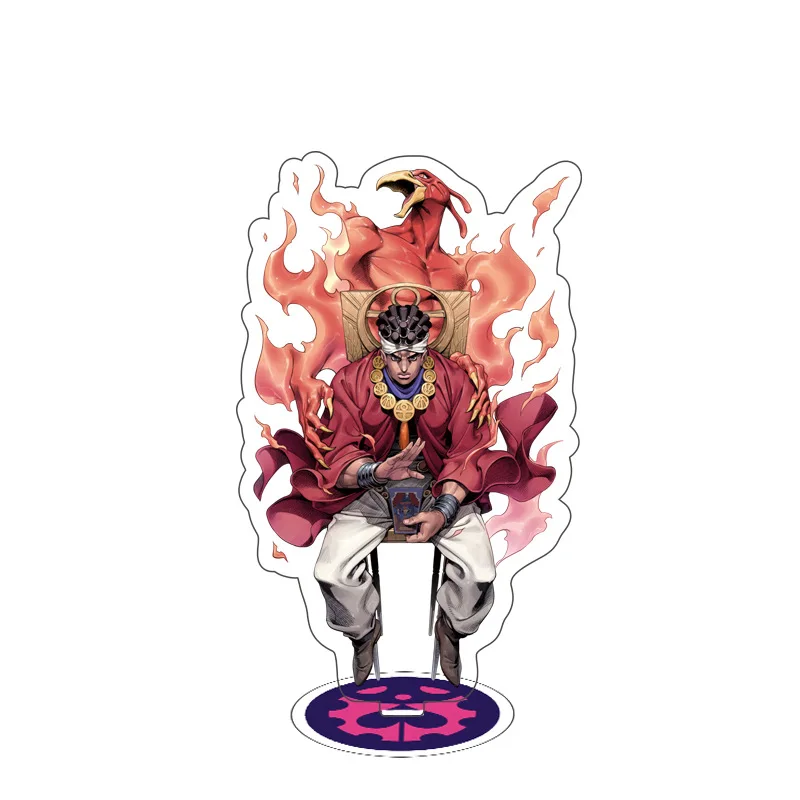 Anime Figure JoJo Bizarre Adventure Cute Cosplay Acrylic Stand Model Plate Desk Decor Standing Sign Keychain for Friend Gifts