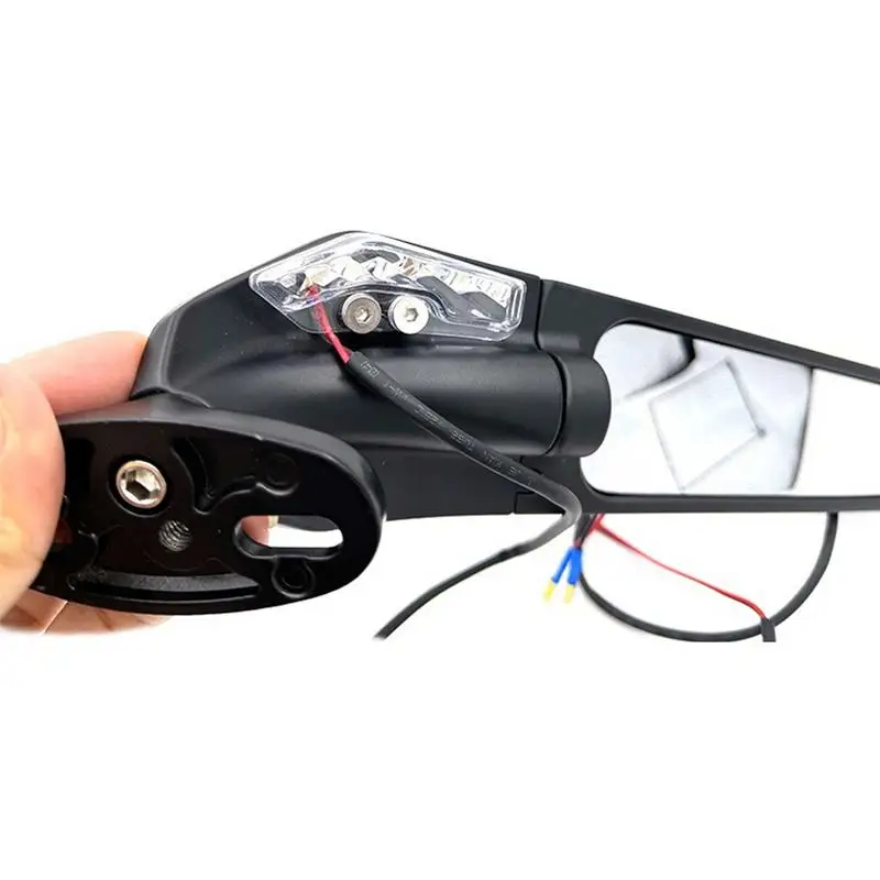 Motorcycle Rearview Winglets Mirrors Motorcycle 3-in-1 Mirror Wind Deflector Direction Adjustable Wind Deflector For Commuting