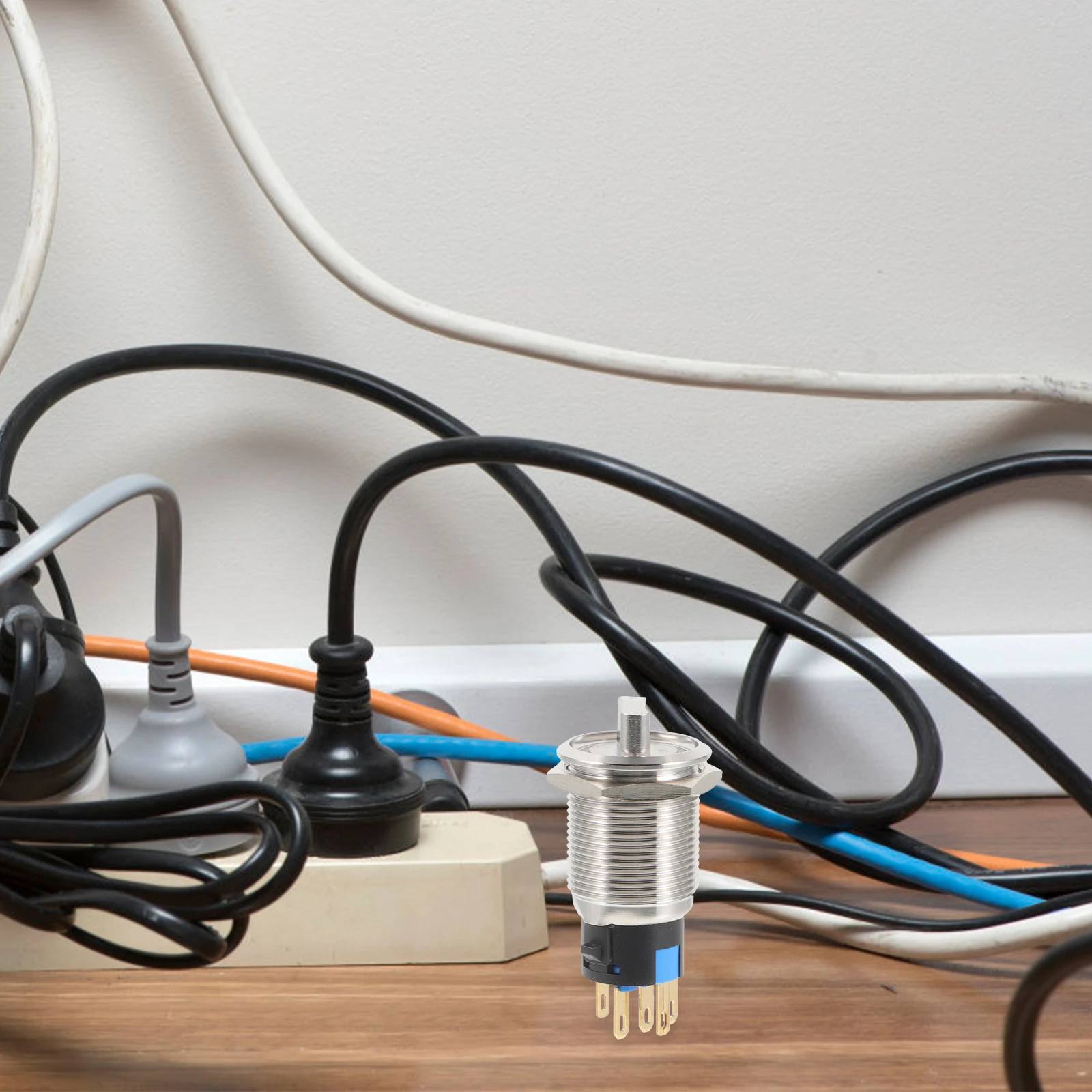 

Круглый кнопочный мгновенный металлический водонепроницаемый мини-самоблокирующийся заподлицо зажигания морская высокая кнопка функция сброса для лодок