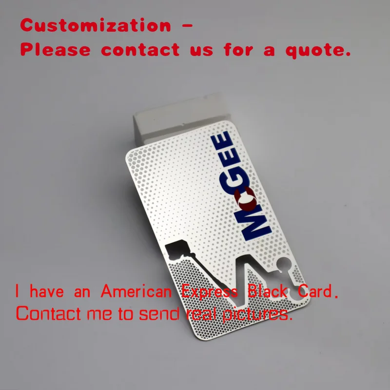 

custom.Design Fashion Thank You Business Cards Luxury Stainless Steel Custom Business Metal Model