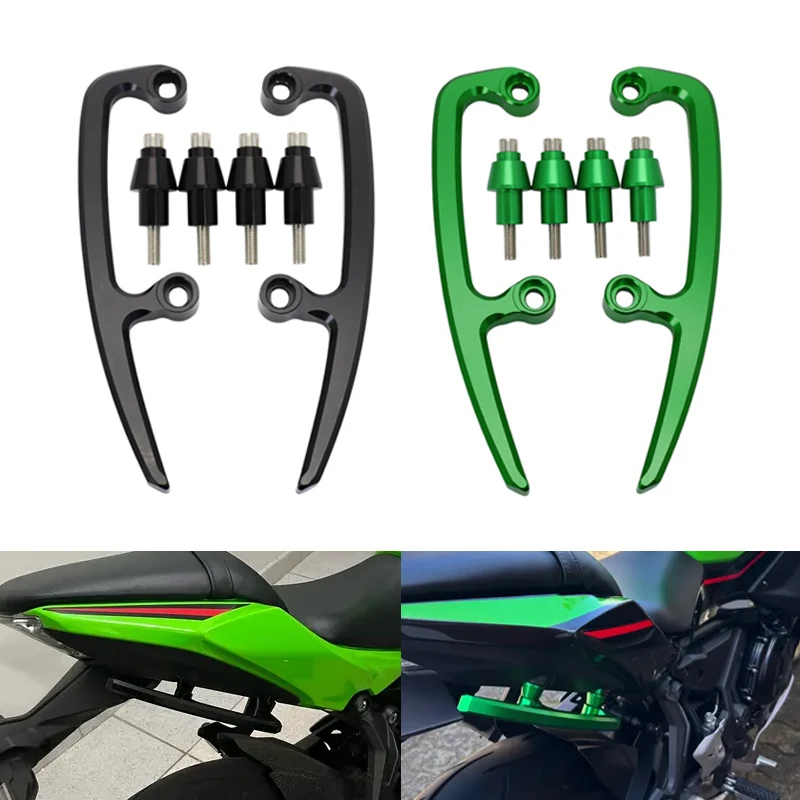 For Kawasaki Z650 Z 650 Rear Grab Handle Seat Hand Handle Grab Bar Rail For Ninja650 For Ninja 650 2017-2023 Motorcycle Armrest
