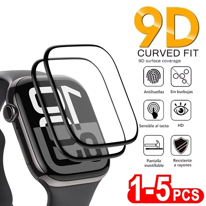 1-5Pcs Ceramic Screen Protector For Apple Watch 9 8 7 6 5 38MM 40MM 42MM 44MM 41MM 45MM Ceramic Film For IWatch Ultra 3 2 1 49MM