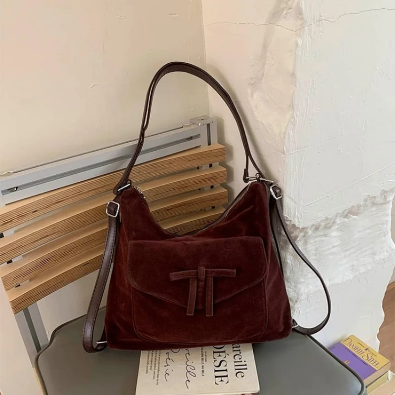 

Изящная элегантная женская кожаная сумка-тоут класса люкс, новинка 2025, известный дизайнер, элегантная, популярная, повседневная ​