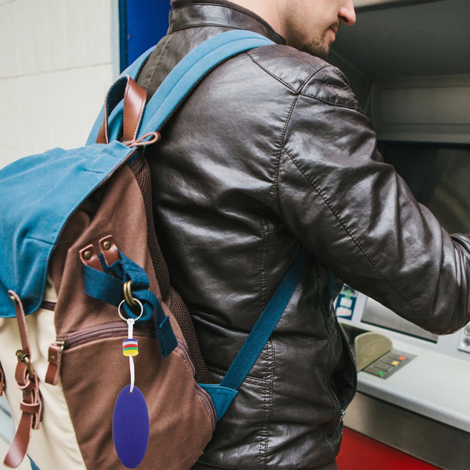 พวงกุญแจลอยน้ำ 6 ชิ้น ทำจากโฟม EVA กันน้ำ สำหรับพายเรือ ล่องเรือ ว่ายน้ำ ล่องแก่ง สระว่ายน้ำ ทะเล อุปกรณ์เสริมทางทะเล