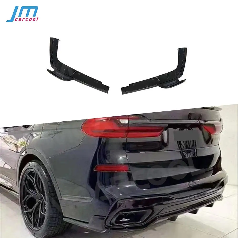 

3Pcs Carbon Fiber Rear Bumper Lip Splitter Spoiler For BMW X7 G07 M Sport 2019-2021 Side Aprons Rear Diffuser Splitters