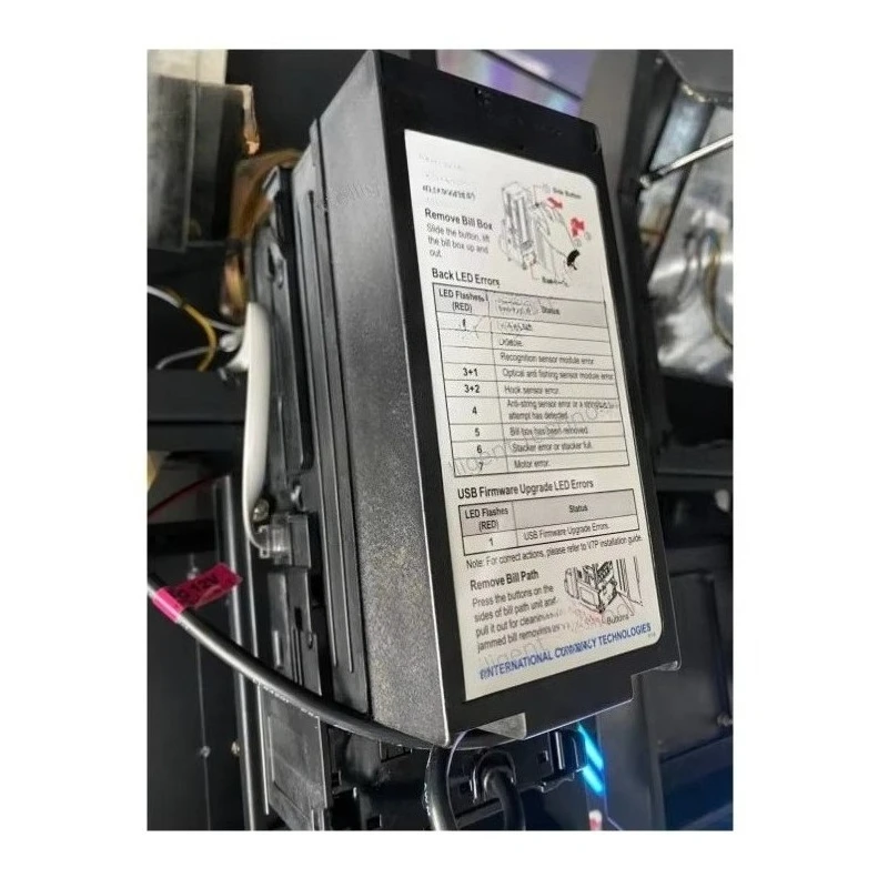 Wholesale Hot Arcade Skill Machine Bill Receiver ICT V7P Box 200 Bill and Game Room 600 Bill