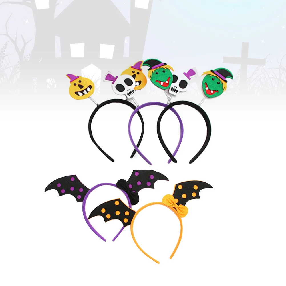

5 Pcs Headband Decoration Hair Toppers Halloween Accessory for Headdress Hoop Apparel