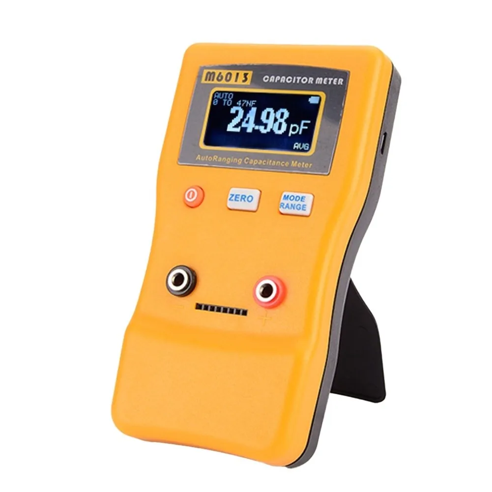 For Dimly Lit Workshops Digital Capacitance Meter Capacitance Meter Portable Design Wide Measurement Range Clear LCD Display